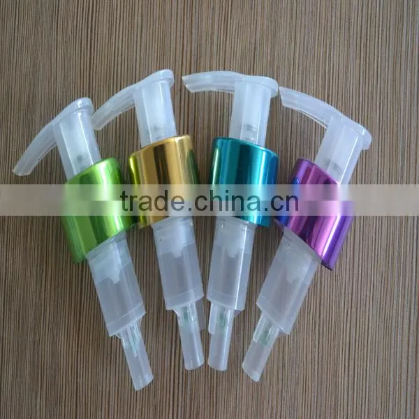 Plastic Lotion Pump spring outboard left-right locked