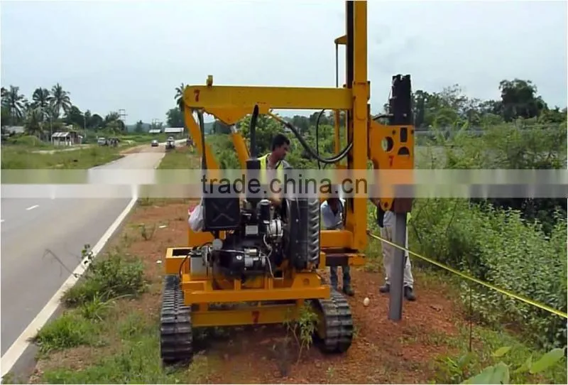 Pile driving machine