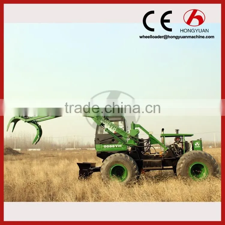 HY8600 high capacity 1t 4 wheel drive sugarcane loader/wheel drive