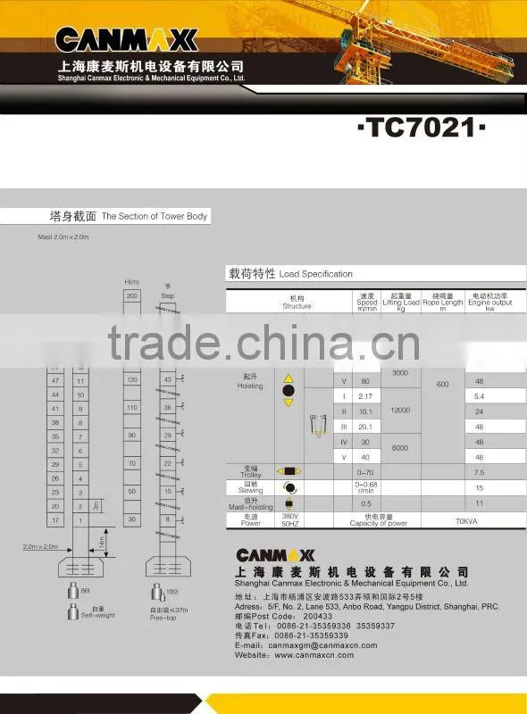 Tower Crane--TC7021