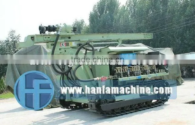 Blasting hole drilling!!! HF100YA2 Crawler DTH Blast Hole Drilling Rig