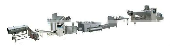 Fully automatic new stainless steel 3D puffed snacks proccessing line