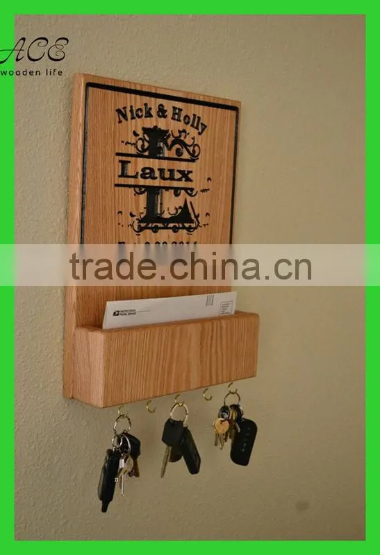 Wooden mail organizer wooden key holder Wooden gifts