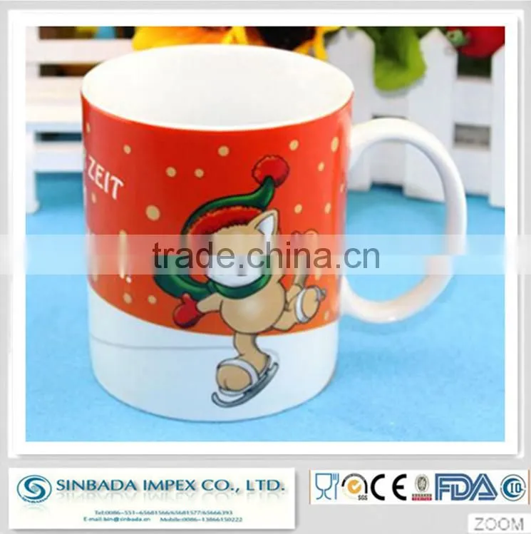 ceramic drinking type color inside mug