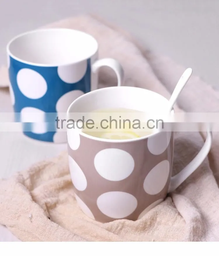 14 oz Black And White Checkerboard - Unique Coffee Mug, Coffee Cup