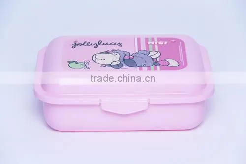 Kids Plastic lunch boxes/children's lunch box/plastic food container