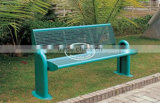 Arlau China Outdoor Garden Furniture,Outdoor Wooden Bench With Metal Legs,Cast Iron Park Bench Legs