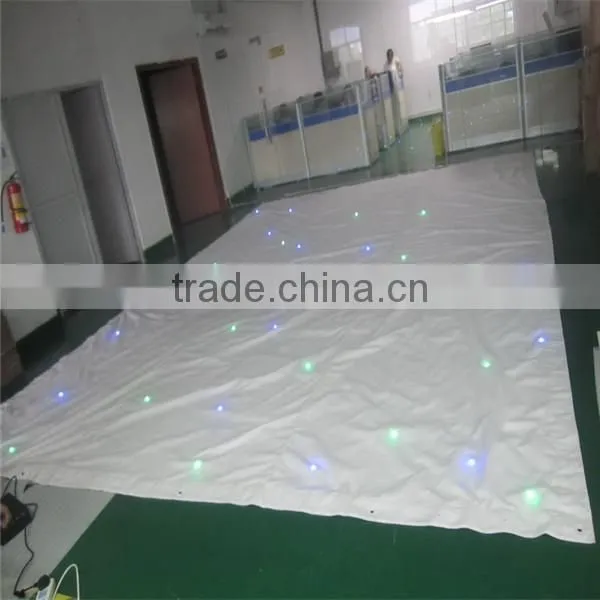 led star curtain starry sky effect full color