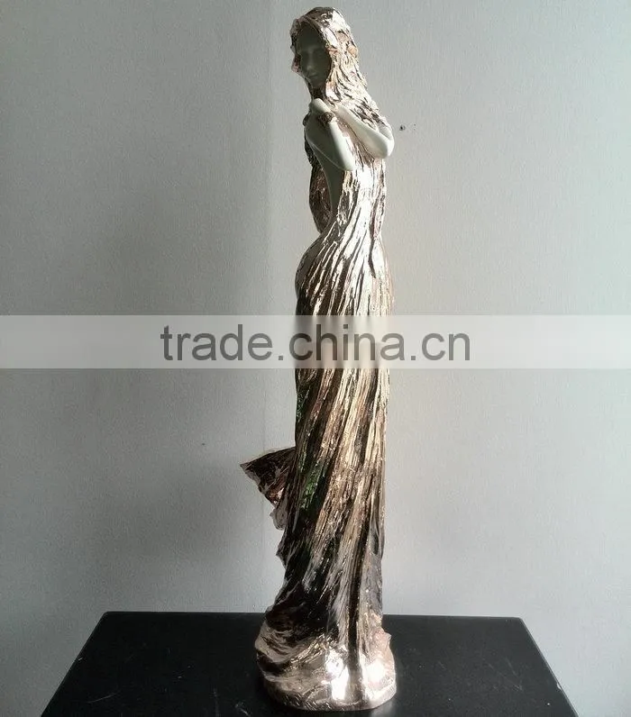 Polyresin gril sculpture