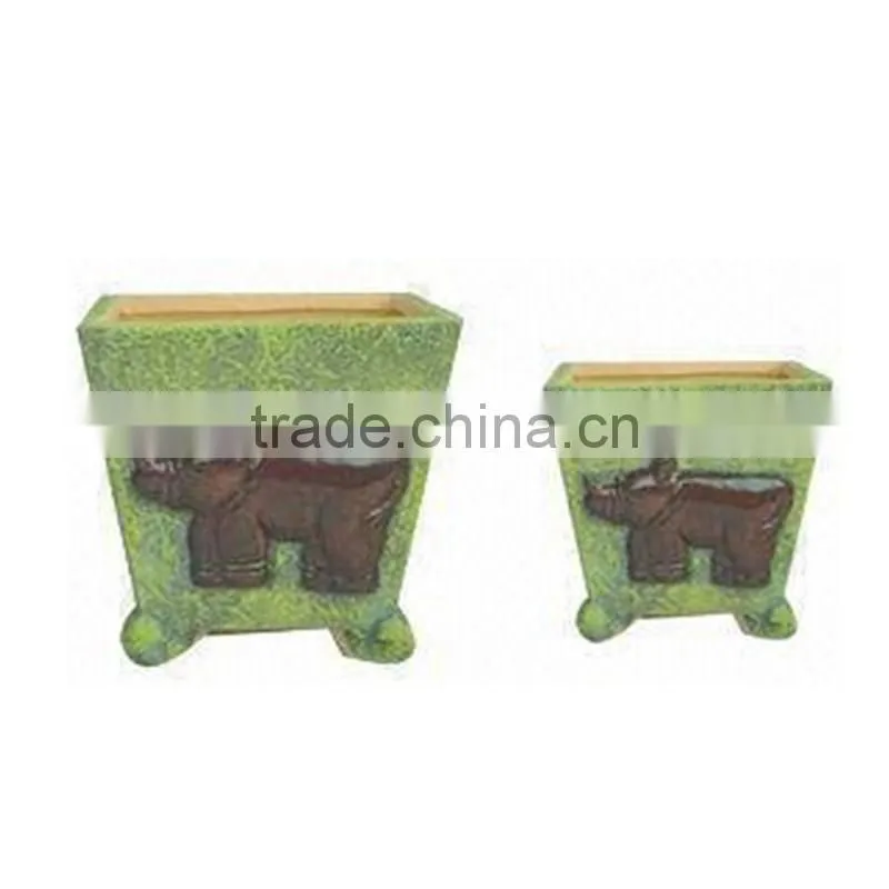 rectangle garden pots ceramics