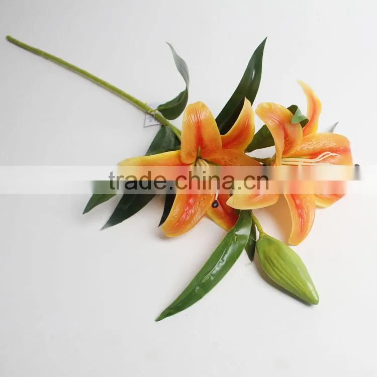 Best quality Artificial Lily Flowers Decorative Lily flowers for Decoration