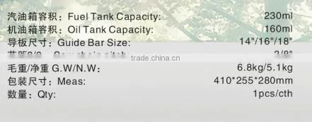 3800 Chain Saw with High Quality