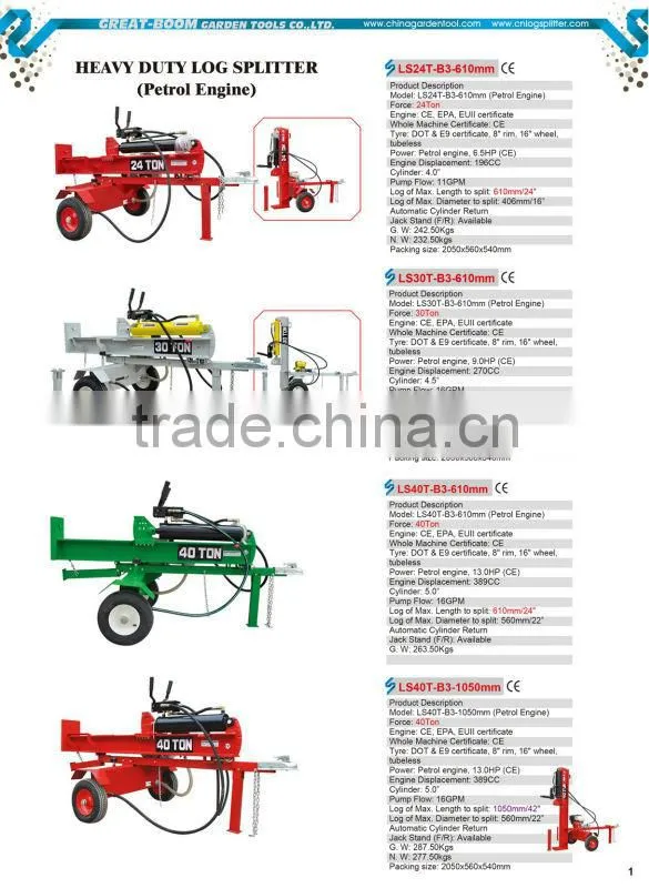 high quality professional petrol log saw( CL700-1 13HP)