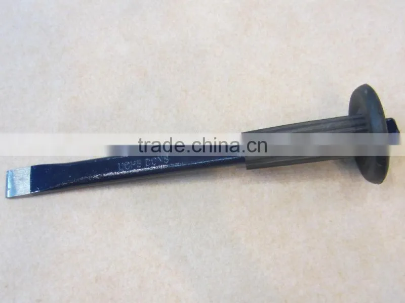 steel cold chisel with rubber holder