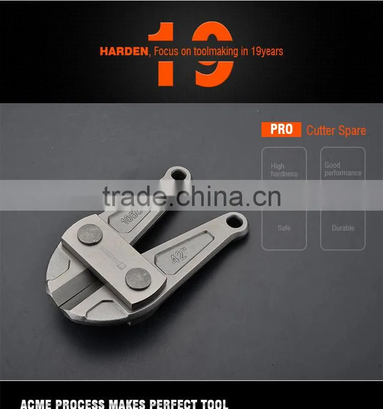 Professional 24" T8 Alloy Steel Bolt Cutter Blades