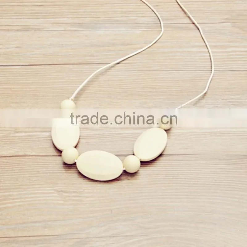 Safe jewelry Teething Necklace for mom and baby Teether Baby gift