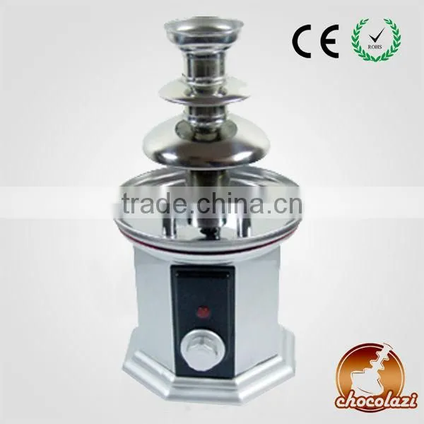 CHOCOLAZI ANT-8030 ALL Model 3 tiers wholesale Mini Home plastic for family in China chocolate fountain