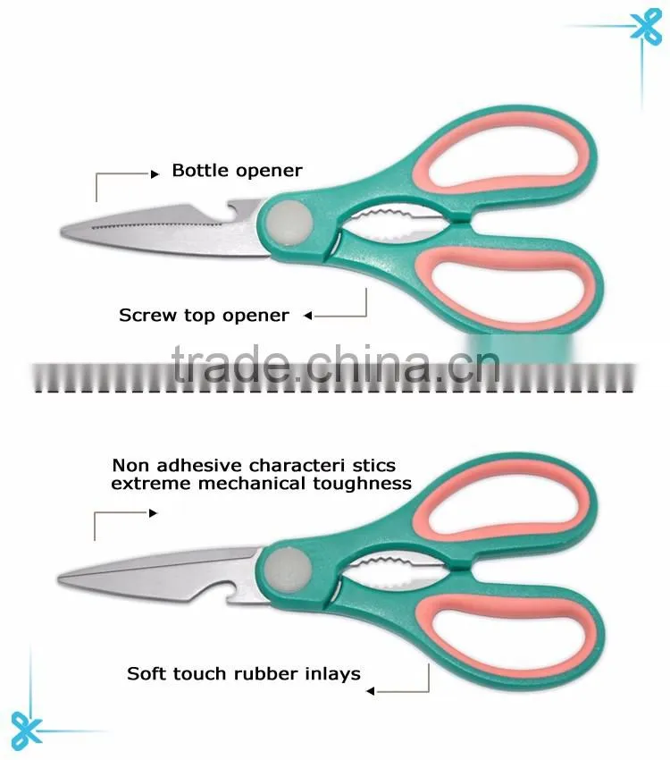 multifuction poultry shears kitchen scissors