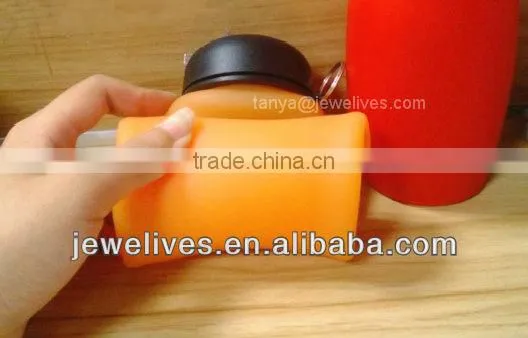 Anti-slip dot silicone 1.5 liter insulated kids water bottle