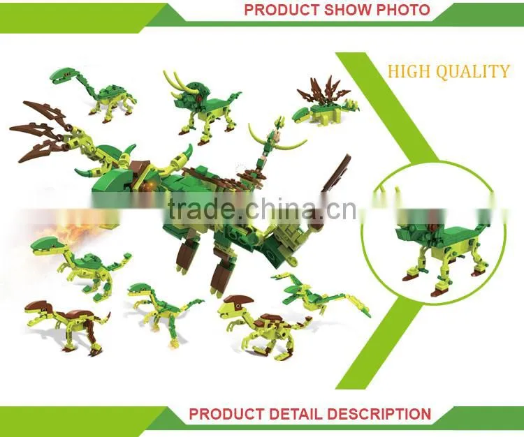 Hot iterm kid educational building blocks new dinosaur toys for 2017