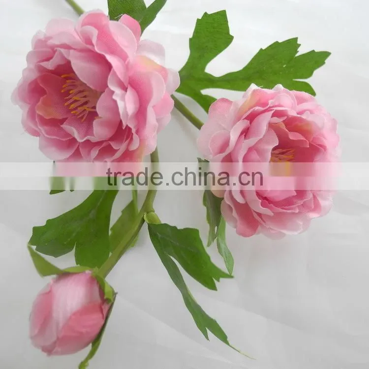fake artificial wholesale decoration mini ranunculus flowers