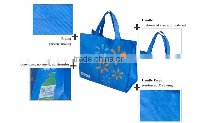eco friendly shock resistance custom disposable shopping bags