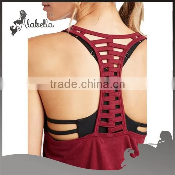 Women's high gym wear wholesale racer back gym wear