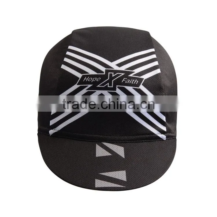 OEM 100%polyester dry fit custom cycling camp cap hat