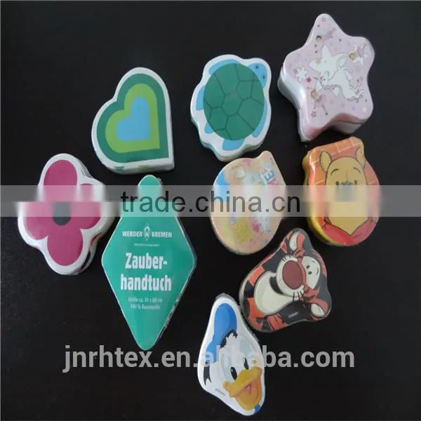 China supplier 100% cotton small compress towel