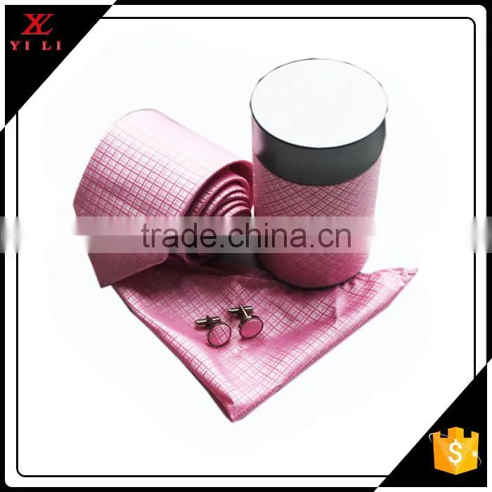 fashion man custom logo polyester tie gift set