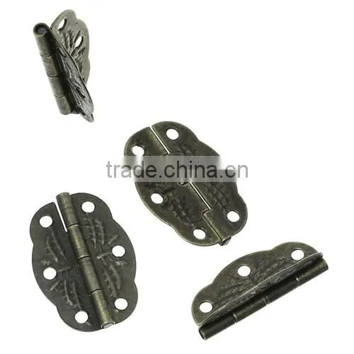 Antique Bronze Door Butt Hinges (rotated from 0 degrees to 280 degrees) 30mmx12mm