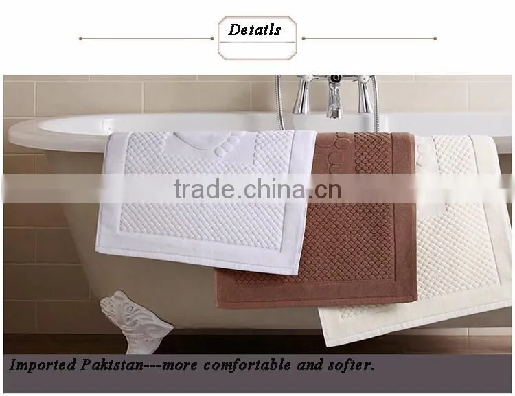 Outdoor floor mat non slip 100% cotton