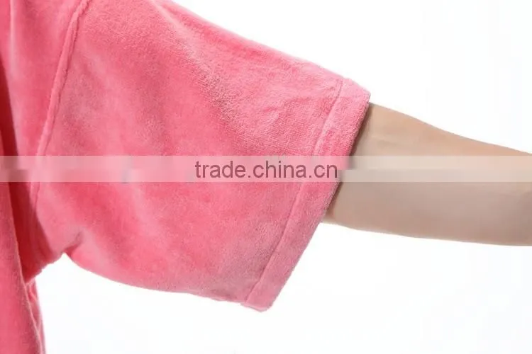 Cheap cotton velour unisex privacy poncho towel