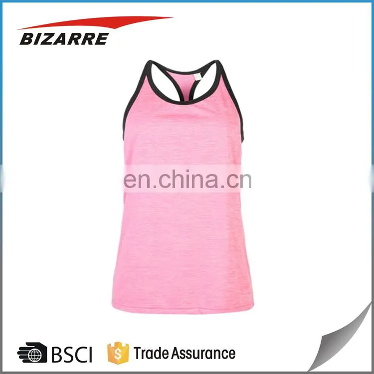 Fashion sublimation printing running singlets tank tops womens