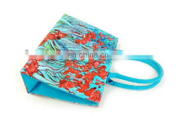 Customized eco printing bag with zipper