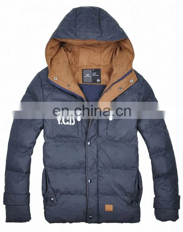 brocade polyester cotton brushing warm coat