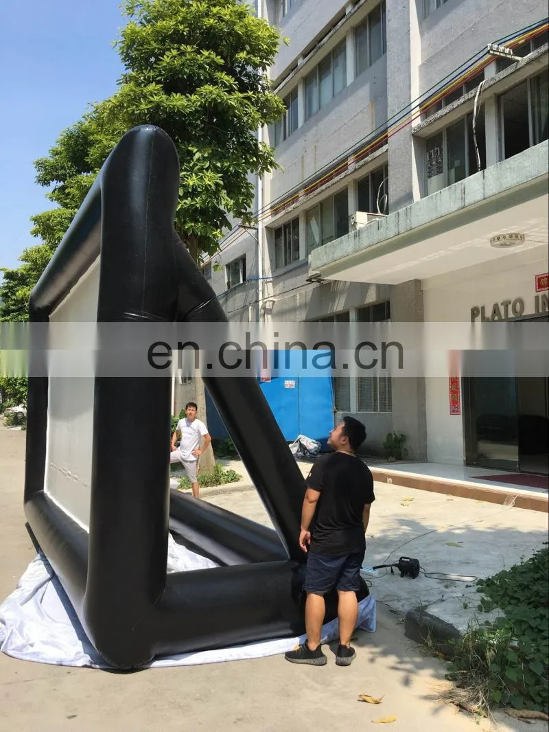 30ft outdoor big inflatable movie screen used outdoor projection advertising TV screen for sale