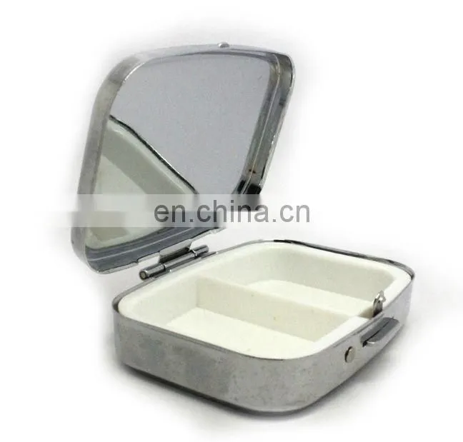 2014 New Supply Metal pill box wholsale decorative pill box crystal pill box