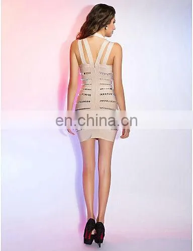 2016 Top Quality Fashionable Beaded Dress cheap Sequins dress