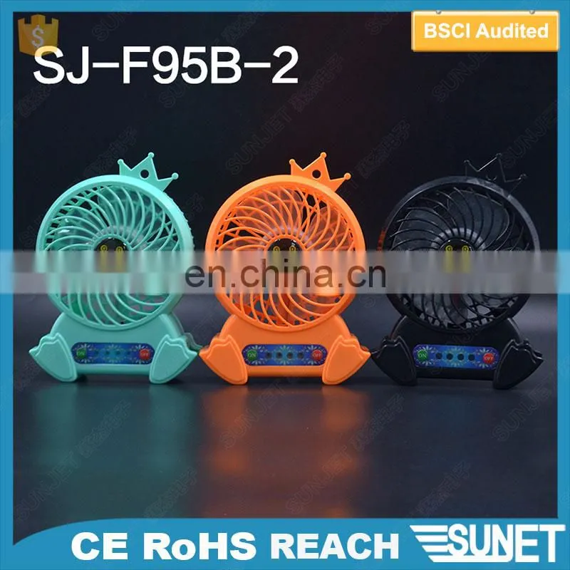 customized LOGO printing portable rechargeable mini fan with usb