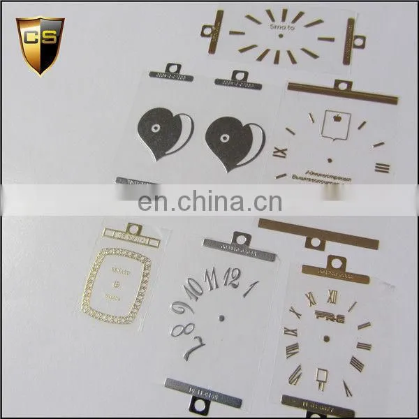 Real gold plating ultrathin comes with 3M glue sticker