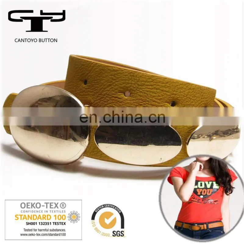 2018 fashion and popular on market thick leather h buckle belt