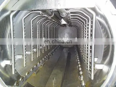 Automatic PLC control Single Pot Water Immersion retort machine for sale