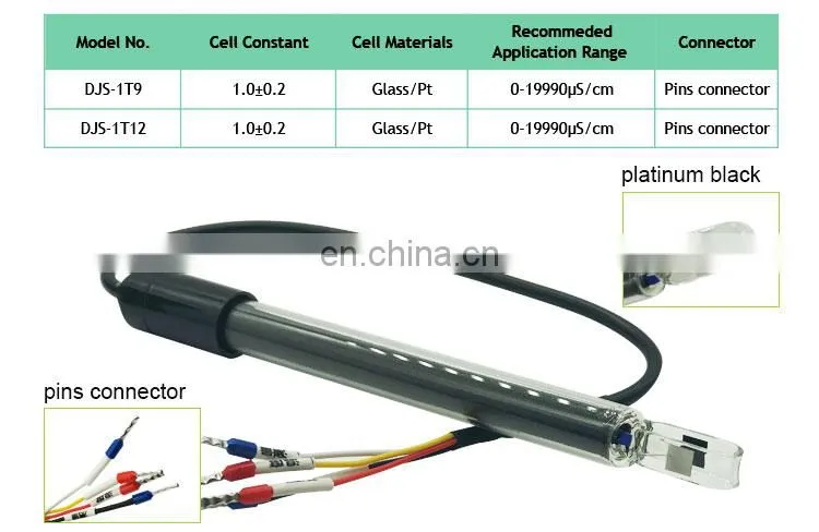 DJS-1T12 Glass Conductivity Ph Meter Ph Electrode Price