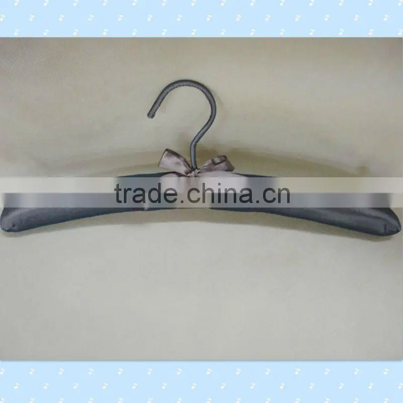 AL-307 grey satin padded underwear hanger