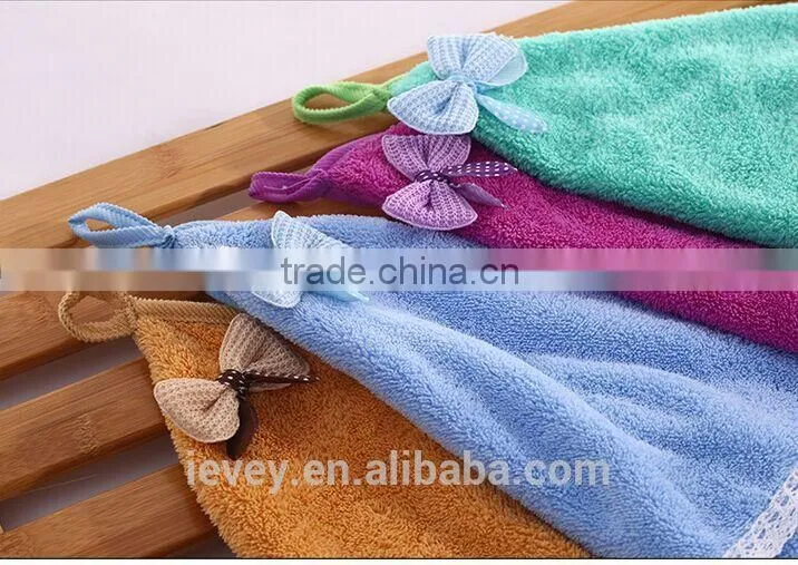 From China textile manufactory large supply coral velvet fabric cheap colorful custom printed hand towels