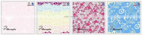 Colorful Cute Polyester Heart Print Fabric