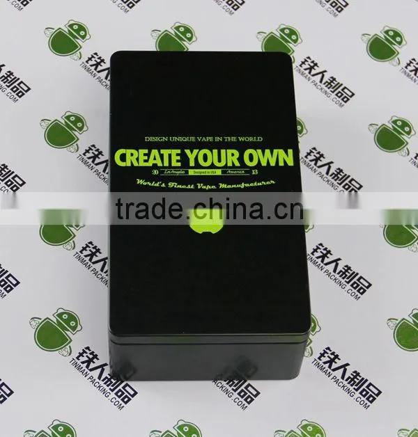 Square metal box packaging cigarette pack tin box