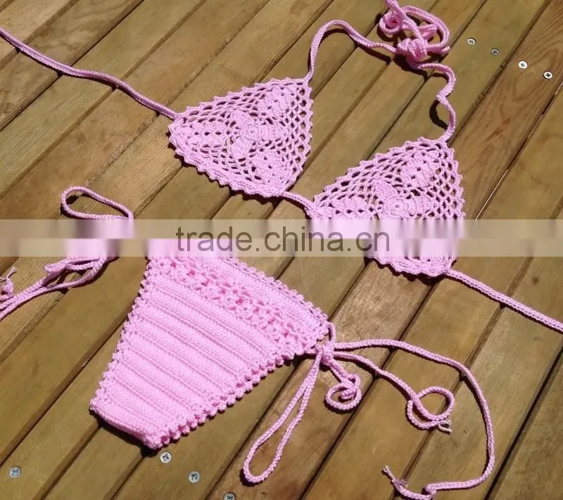 New Women Swimsuit Crochet Sexy Bikini