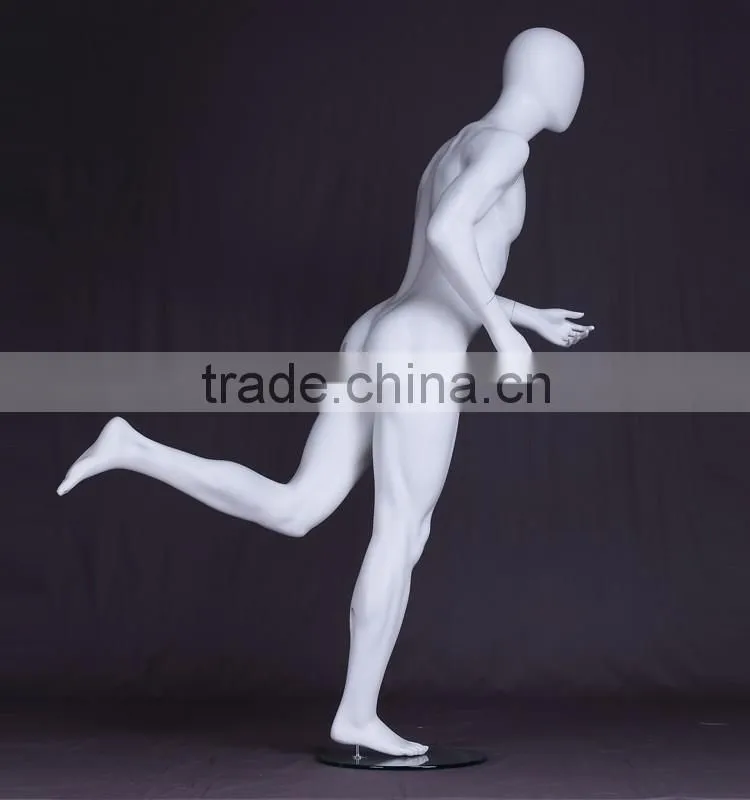 run pose sport male mannequin